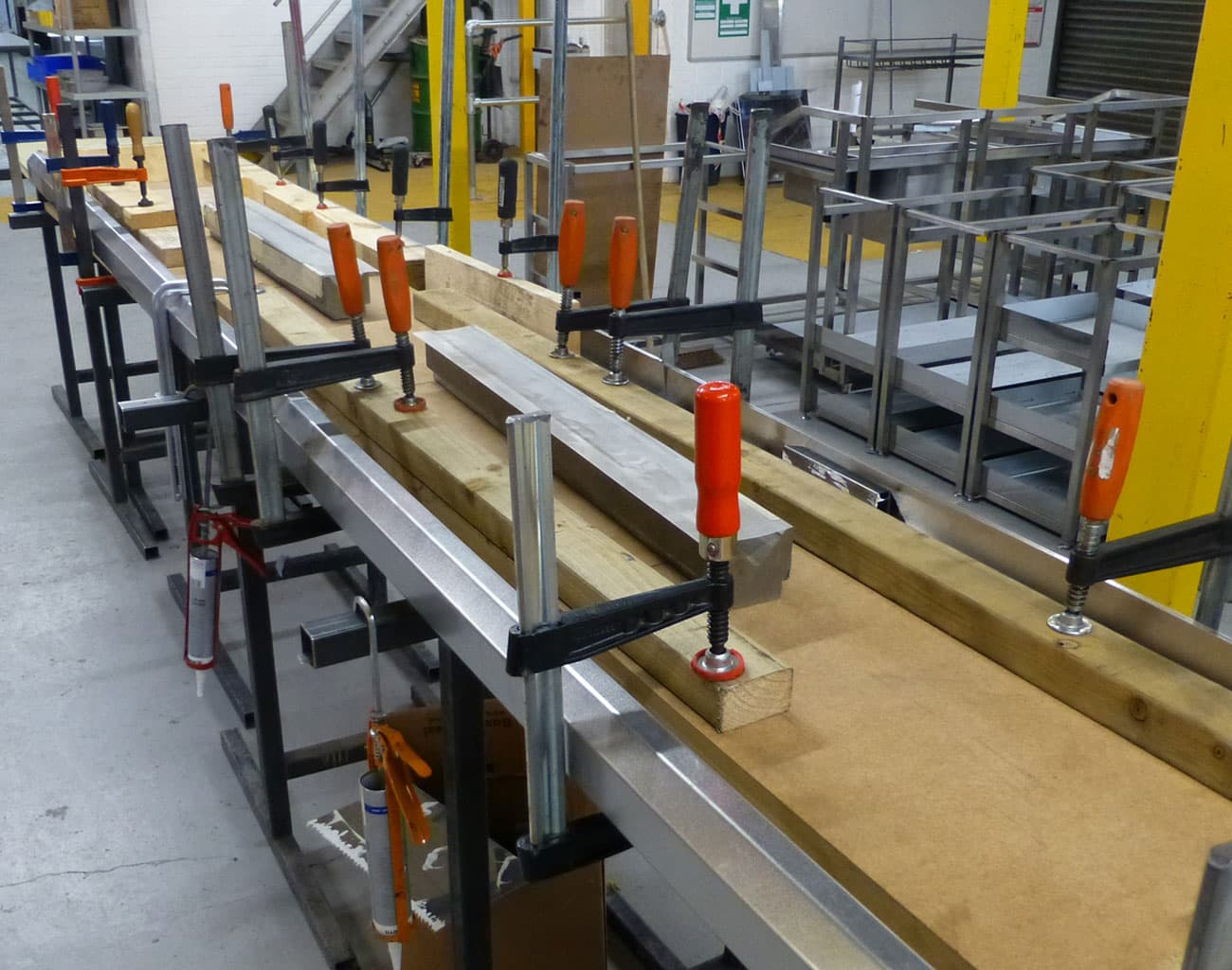 Stainless Steel bartop bonding process